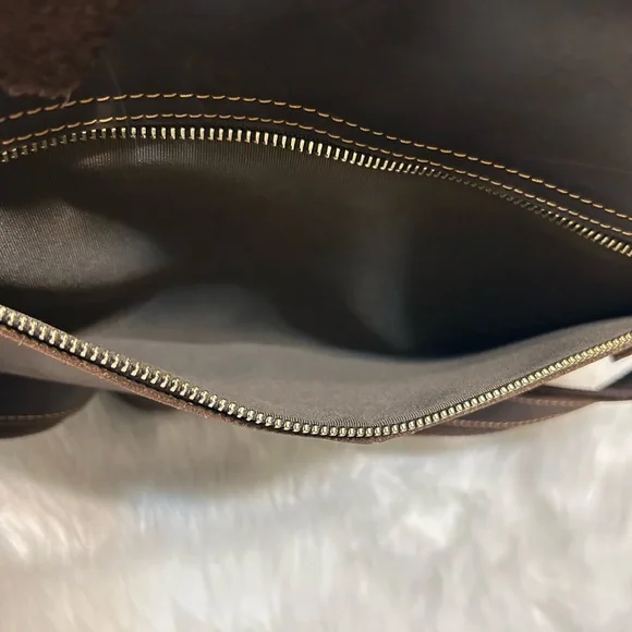 Rowan Full Grain Water Buffalo Leather Briefcase for Men - Picture 16 of 16